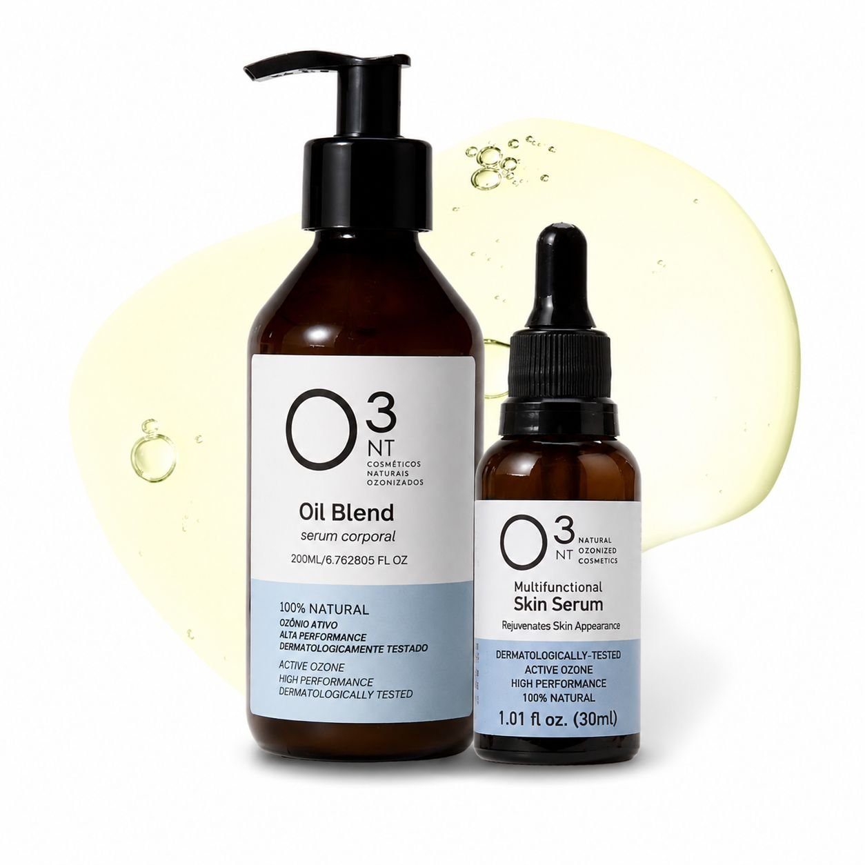 Kit Skin O3NT: Oil Blend + Skin Sérum Multifuncional