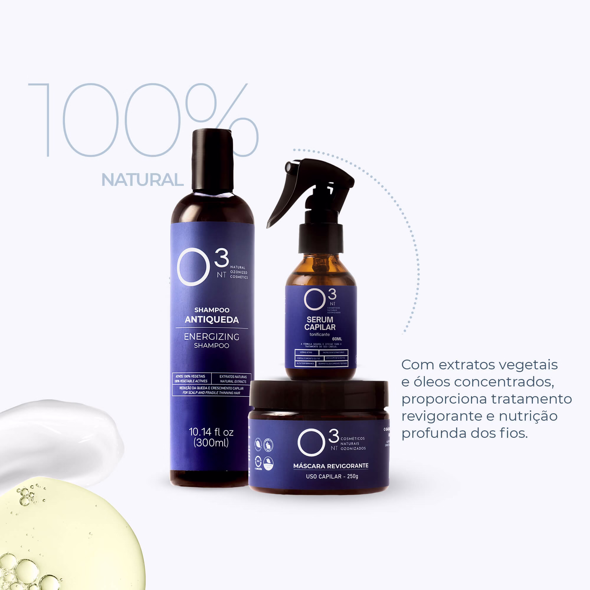 Kit Hair Care O3NT: Shampoo + Sérum Capilar + Máscara - Imagem 5