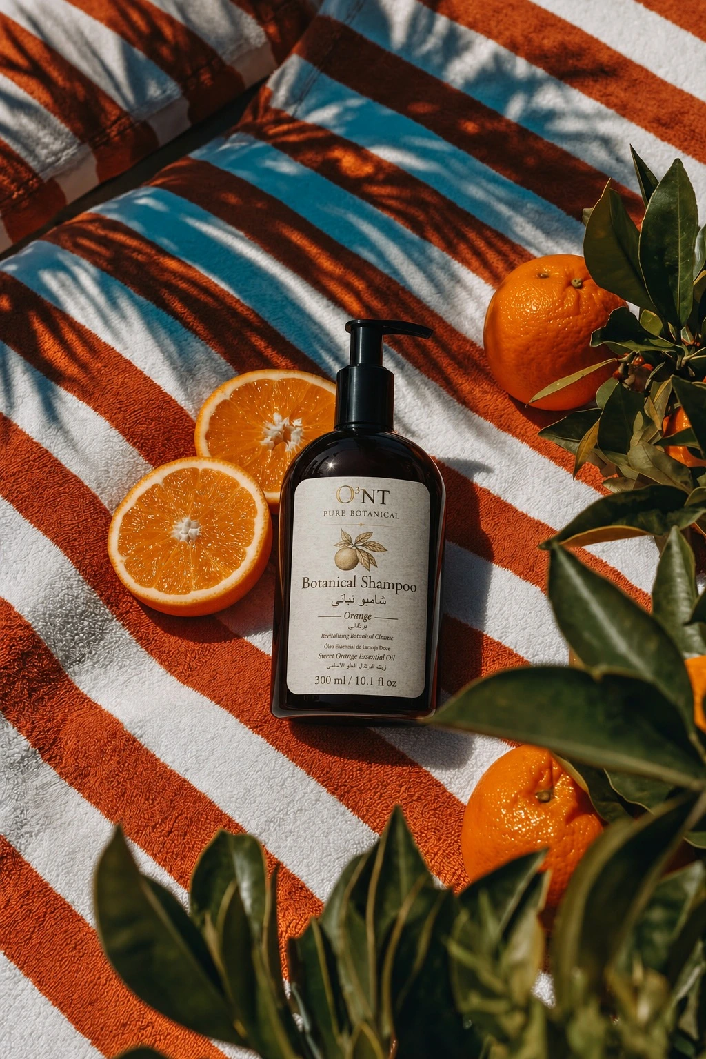Shampoo de Laranja Pure Botanical com laranjas