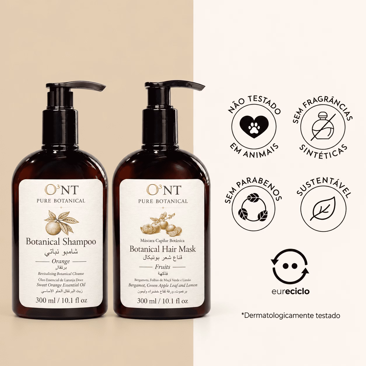 Kit Hair Care Pure Botanical: Shampoo Botânico de Laranja + Máscara Capilar Botânica de Frutas - Imagem 5